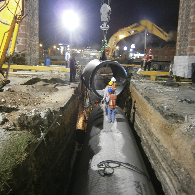 COLECTOR PLUVIAL, CUESTA CHINA, QUERÉTARO