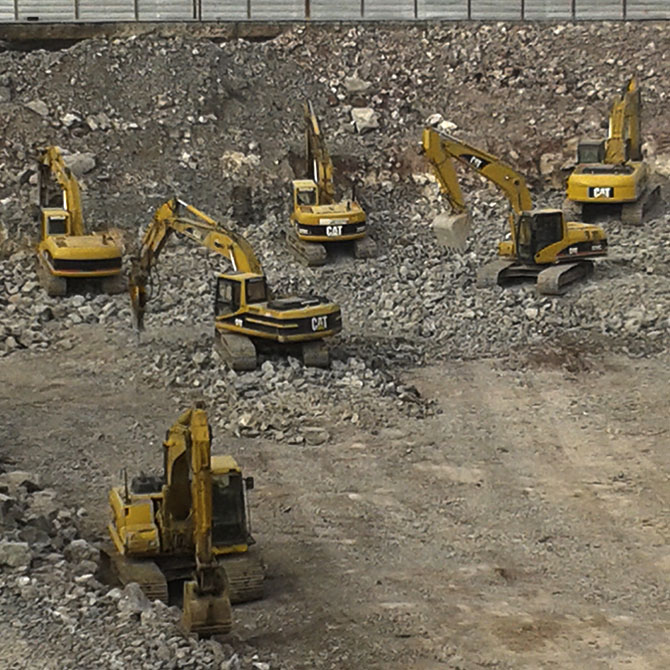 EXCAVACIONES PARA CIMENTACIÓN, PLAZA ESFERA